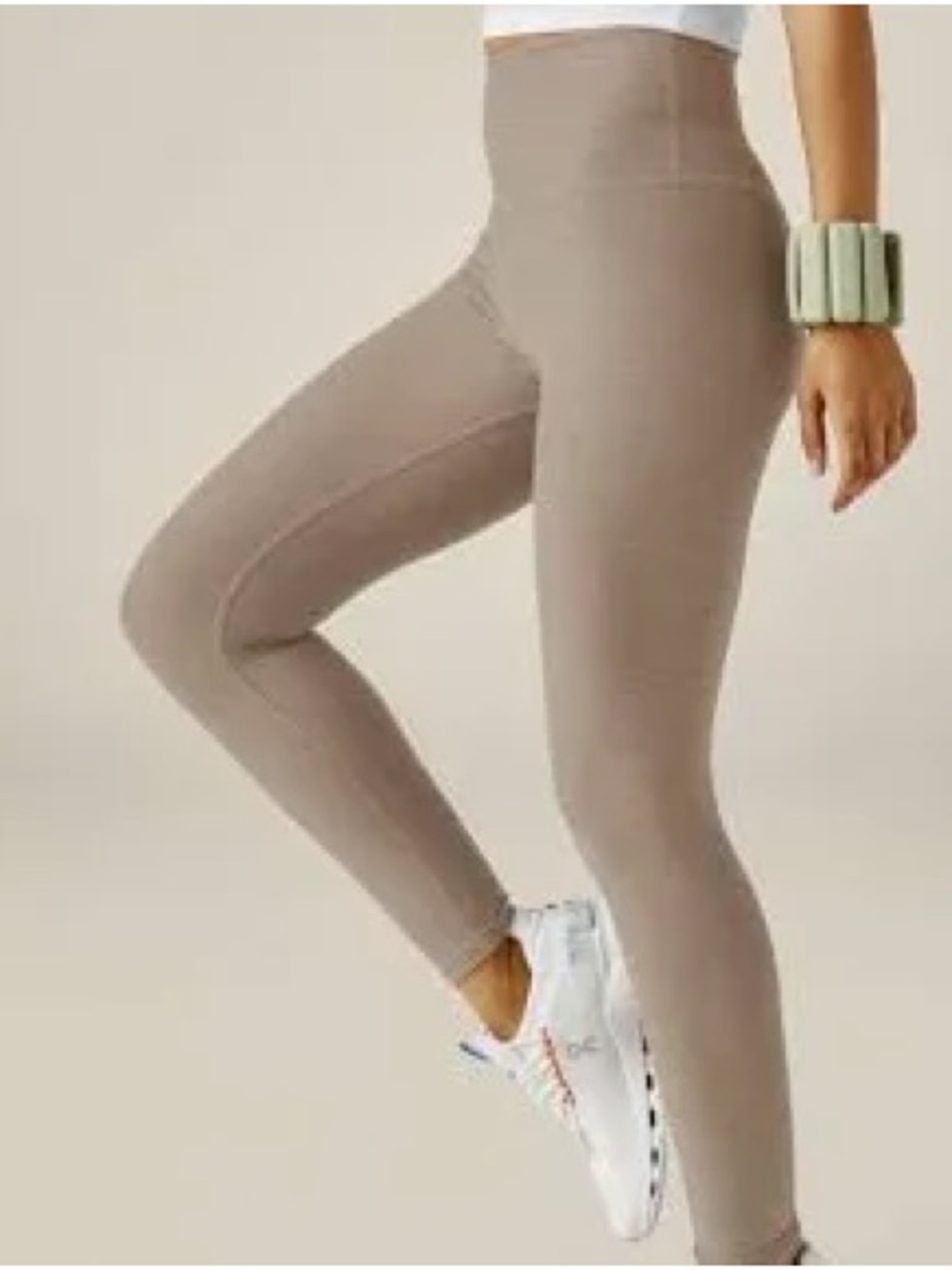 Beyond Yoga Sculpt High-Waist Taupe Leggings